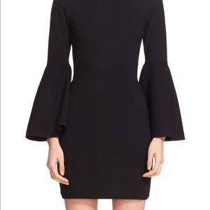 Milly Bell Sleeve Mock Neck Knit Dress 
